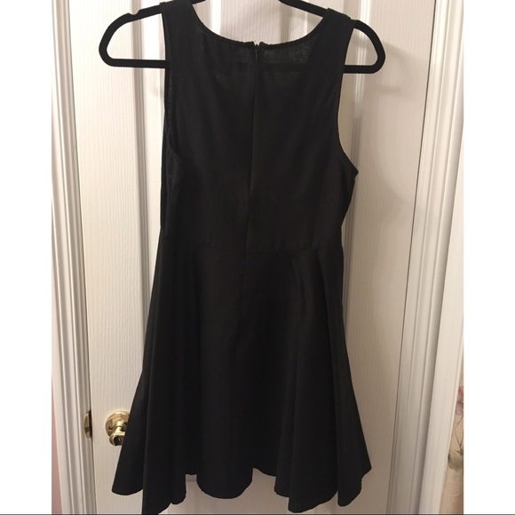 Black Linen A-Line Dress from ASOS - Picture 6 of 8